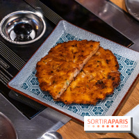 Hwaro Grill, le barbecue Coréen Paris 15e -  galette coreenne