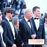 ©Rachid Bellak - Cannes 2024 : Tapis Rouge - Horizon: An American Saga - Lily Costner, Hayes Logan Costner, Grace Avery Costner, Kevin Costner, Cayden Wyatt Costner et Annie Costner 
