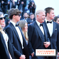 ©Rachid Bellak - Cannes 2024 : Tapis Rouge - Horizon: An American Saga - Lily Costner, Hayes Logan Costner, Grace Avery Costner, Kevin Costner, Cayden Wyatt Costner et Annie Costner 