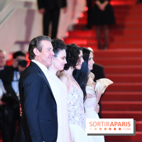 ©Rachid Bellak - Cannes 2024 : Tapis Rouge - The Substance - Dennis Quaid, Coralie Fargeat, Margaret Qualley et Demi Moore