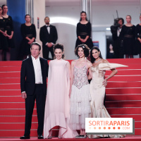 ©Rachid Bellak - Cannes 2024 : Tapis Rouge - The Substance - Dennis Quaid, Coralie Fargeat, Margaret Qualley et Demi Moore