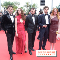 ©Rachid Bellak - Cannes 2024 : Tapis Rouge - The Apprentice - Sarah Stern, Gabriel Washer, Léon Pazol, Heloise Janjaudand, Adib Cheik 