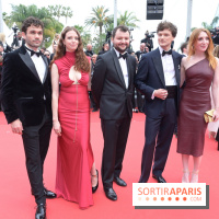©Rachid Bellak - Cannes 2024 : Tapis Rouge - The Apprentice - Sarah Stern, Gabriel Washer, Léon Pazol, Heloise Janjaudand, Adib Cheik 
