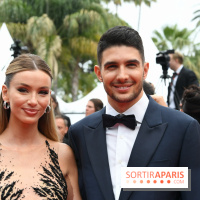 ©Rachid Bellak - Cannes 2024 : Tapis Rouge - The Apprentice - Flavy Barla et Esteban Ocon