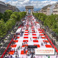 Grand pique nique des Champs-Élysées - photos