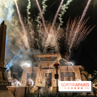 Parc Astérix : inauguration de la Tour Numérobis avec Jamel Debbouze