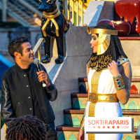 Parc Astérix : inauguration de la Tour Numérobis avec Jamel Debbouze