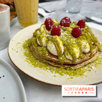 Oma - All Day Food - Pancakes pistache framboise