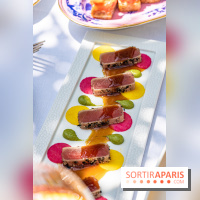 La terrasse jardin Summer de la Bauhinia au Shangri-La Paris