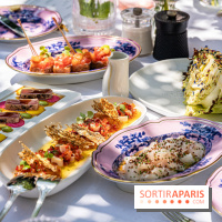 La terrasse jardin Summer de la Bauhinia au Shangri-La Paris