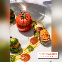 La terrasse jardin Summer de la Bauhinia au Shangri-La Paris