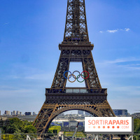 Tour Eiffel anneaux jeux olympiques Paris 2024