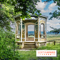 Le kiosque du belvédère de Chatillon à Risny-sur-Seine en Yvelines -  A7C6184