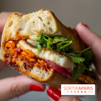 Hoa Cà Phê, le Coffee Shop Vietnamin du 11e à Paris -  banh mi végétarien