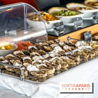 Le Brunch à volonté du belvédère au Domaine de la Corniche dans les Yvelines - photos -  huitres