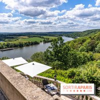 Le Brunch à volonté du belvédère au Domaine de la Corniche dans les Yvelines - photos -  vallée de la Seine