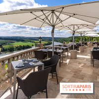 Le Brunch à volonté du belvédère au Domaine de la Corniche dans les Yvelines - photos -  terrasse panoramique