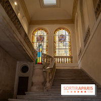 Le Château de la Roche Guyon, le château troglodyte dans le Val-d'Oise - 95 -  escalier