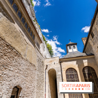 Le Château de la Roche Guyon, le château troglodyte dans le Val-d'Oise - 95 -  cours intérieur