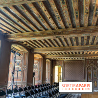 Le Château de la Roche Guyon, le château troglodyte dans le Val-d'Oise - 95 -  salle des gardes