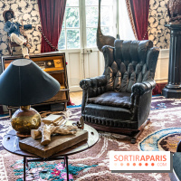 Maison Jean Cocteau à Milly-la-Forêt en Essonne - photos -  fauteuil