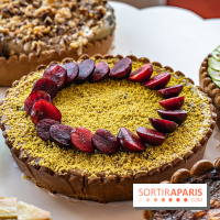 Taårtt, la pâtisserie - salon de thé Paris 15e aux tartes en tous genres - tarte clafoutis cerises et pistache