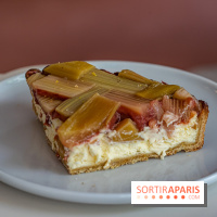 Taårtt, la pâtisserie - salon de thé Paris 15e aux tartes en tous genres - tarte cheese cake rhubarbe
