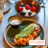 Brunch du Vesper Paris 7e - buffet à volonté et plats à table -  avocado toast
