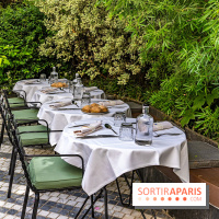 La terrasse du Jardin Privé à Châtelet Les Halles en mode barbecue  -  A7C6499