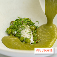 La terrasse du Jardin Privé à Châtelet Les Halles en mode barbecue  -  gaspacho Verde