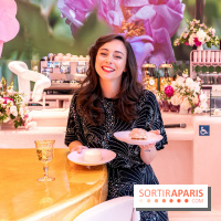 Le Café de la Rose Lancôme par Nina Métayer sur les Champs-Elysées à Paris