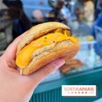 Maurice Sfez Café - Egg and cheese sandwich