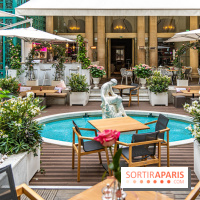 La Terrasse des Roses au Westin Paris Vendome, le patio floral confidentiel