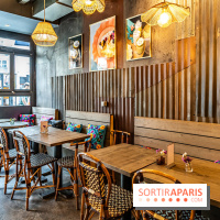 Brunch indien à Paris par Baranaan et Pingwoo -  salle restaurant Paris 10e