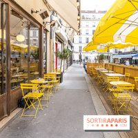 Belle Maison, Bistrot iodé, restaurant de poissons et fruits de mer Paris 9 - terrasse