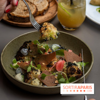 Fana Bistrot, le restaurant bistronomique du 18e avec terrasse et vue Sacré Cœur -  chou fleur végétarien