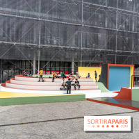 Cycloïde Piazza, le skatepark et œuvre d’art de Raphaël Zarka au Centre Pompidou -  A7C8535
