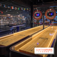 Shuffled, l'enseigne de shuffleboard à Boom Boom Villette - IMG 8526