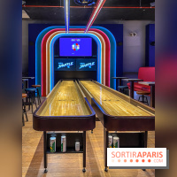 Shuffled, l'enseigne de shuffleboard à Boom Boom Villette - IMG 8534