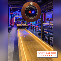 Shuffled, l'enseigne de shuffleboard à Boom Boom Villette - IMG 8585