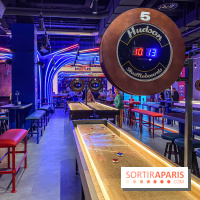 Shuffled, l'enseigne de shuffleboard à Boom Boom Villette - IMG 8586