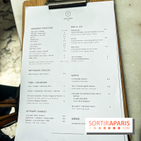 Inform Café, le coffee shop brunch sur fond de monument historique au Citéco - carte des boissons - menu