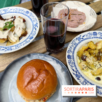 Armande - Crab bun, jus d'hibiscus