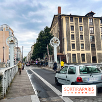 Pont levant rue de Crimée