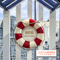 AMI Paris aux Galeries Lafayette Haussmann : pop ups, glacier et crêperie AMI par Julien Sebbag