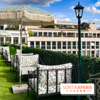 Le Marta, le bar à cocktails perché sur le rooftop de l'Hôtel Barrière Fouquet's Paris tout l'été