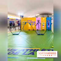 JO de Paris 2024 : animations sportives Stadium RATP à la station Auber - IMG 9274