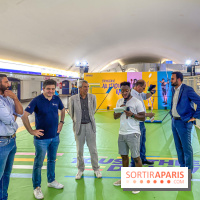 JO de Paris 2024 : animations sportives Stadium RATP à la station Auber - IMG 9283