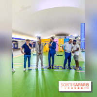 JO de Paris 2024 : animations sportives Stadium RATP à la station Auber - IMG 9285