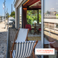 La Plage Parisienne, restaurant et terrasse en bord de Seine Quai de Javel